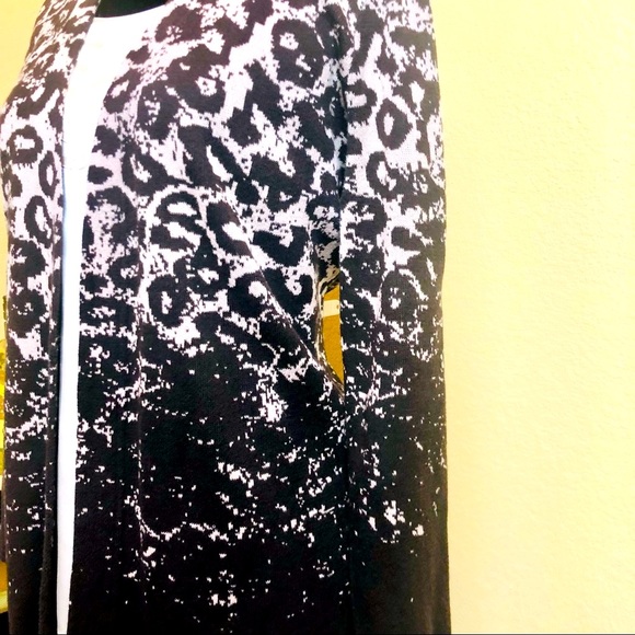 Chicos Animal print Ombre Sweater - Picture 6 of 7